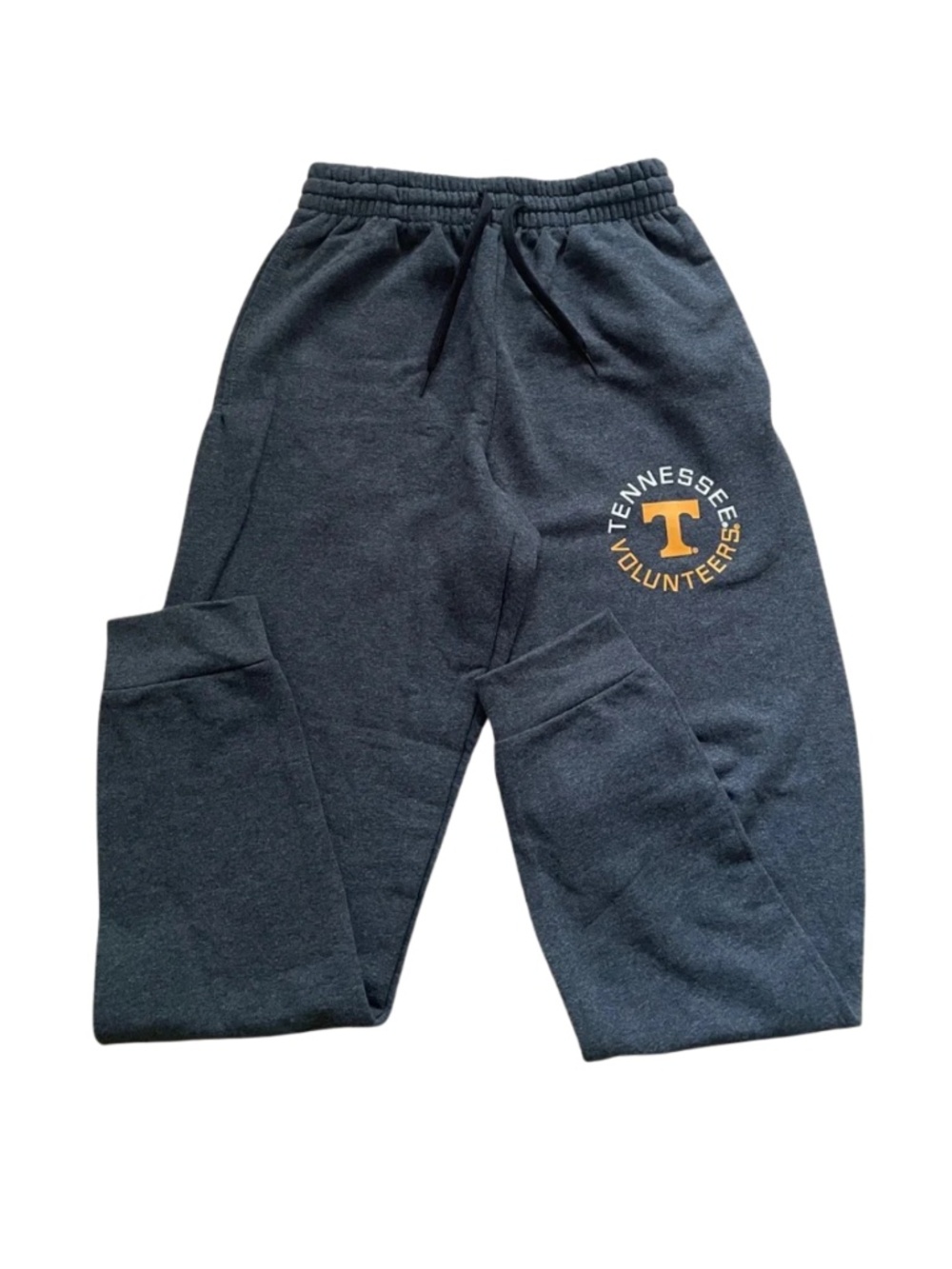 NWT Dark Gray Tennessee Volunteers Jogger Sweatpants with Orange Logo Men #0181